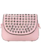 Shein Pink Bead Pu Satchel Bag