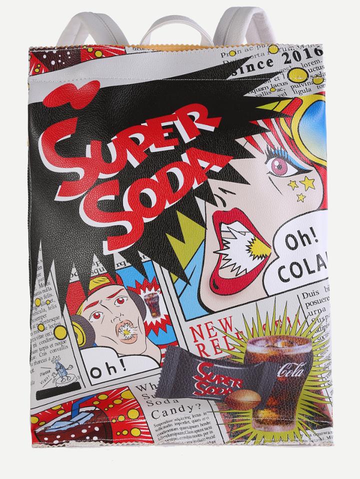 Shein Super Soda Multicolor Candy Backpack