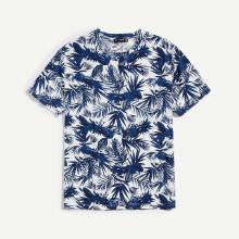 Shein Men Palm Leaf Print T-shirt