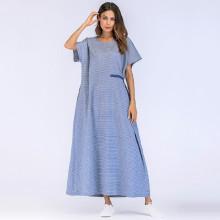 Shein Tie Side Stripe Longline Dress