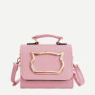Shein Metal Cat Design Flap Bag