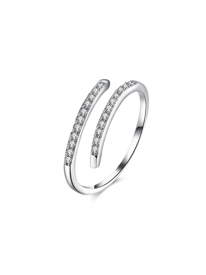 Shein Rhinestone Detail Adjustable Ring