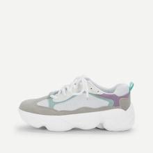Shein Colorblock Lace-up Chunky Sneakers