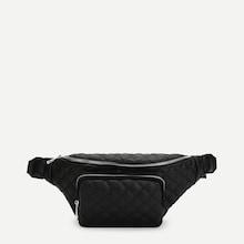 Shein Quilted Pocket Front Bum Bag