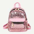 Shein Glitter Detail Backpack
