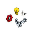 Shein Animal & Letter Design Brooch Set