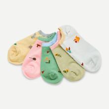 Shein Calico Print Ankle Socks 5pairs