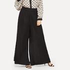 Shein Plus Boxed Pleated Wide Leg Pants