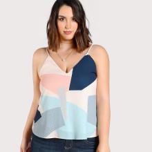 Shein Plus Color Block Cami Top