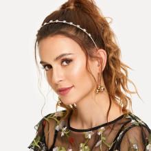 Shein Rhinestone Decorated Headband