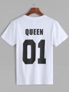 Shein Best Pairlook Queen T-shirt