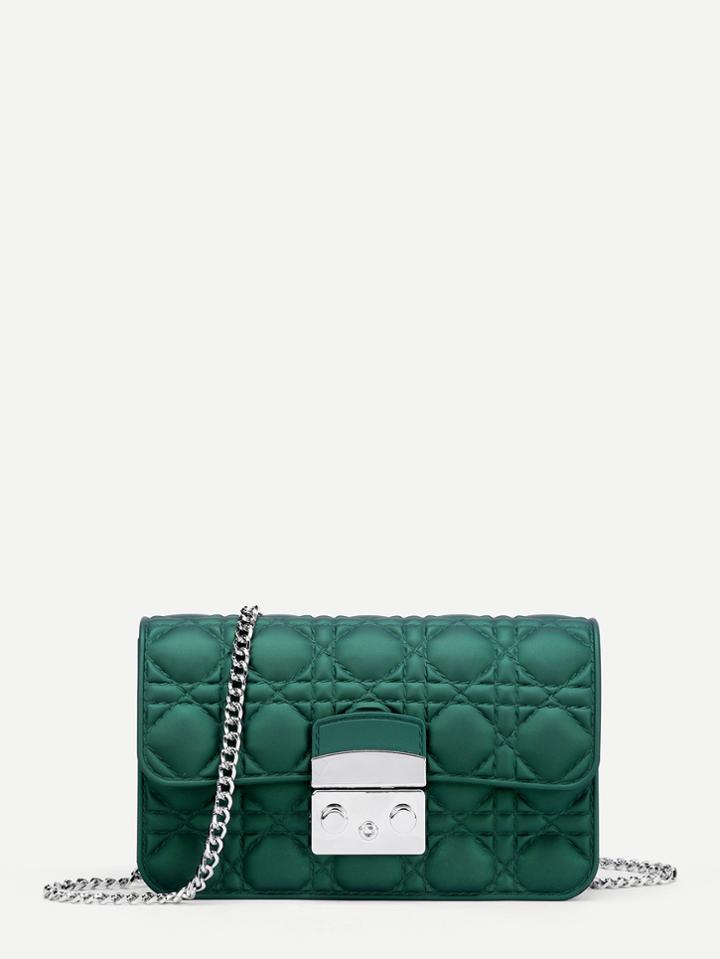 Shein Stitch Detail Chain Crossbody Bag