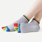 Shein Random Color Yoga Non-slip Massage Five Toe Socks