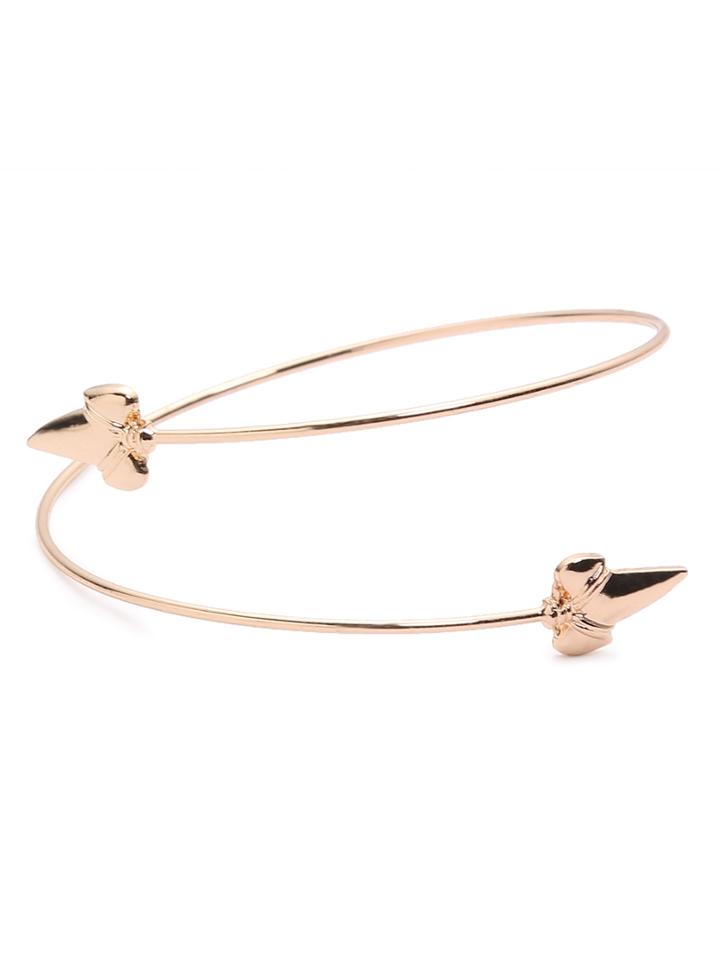 Shein Golden Minimalist Arm Cuff