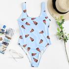 Shein Pizza Print Swimsuit