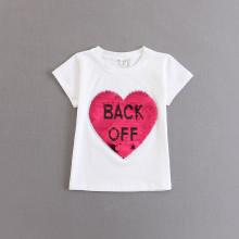 Shein Girls Letters Sequin Tee