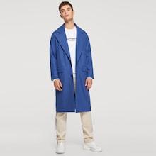 Shein Men Single Breasted Flap Pocket Coat