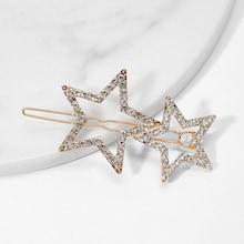 Shein Star Design Rhinestone Hair Clip