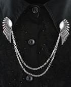 Shein Vintage Silver Wing Tie Clip Jewelry