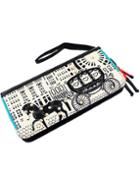 Shein Black Carriage Print Soldier Clutch Bag
