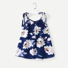 Shein Girls Floral Print Cami Dress
