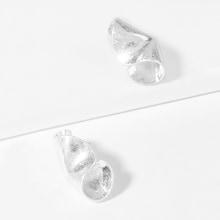 Shein Irregular Shaped Metal Stud Earrings