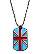 Shein Flag Pendant Beaded Necklace