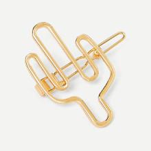 Shein Hollow Cactus Design Hair Clip