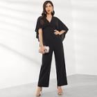 Shein Cape Sleeve Solid Jumpsuit