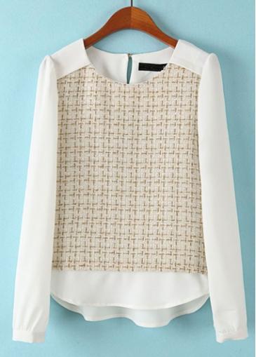 Rosewe Fine Quality Long Sleeve Chiffon Tees For Woman