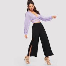 Shein Split Wide Leg Pants