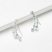 Shein Star Detail Rhinestone Stud Earrings