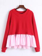 Shein 2 In 1 Babydoll Sweatshirt