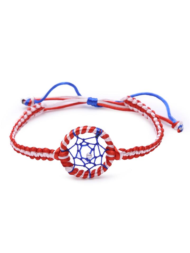 Shein Handmade Braided Dream Catcher Charm Bracelets