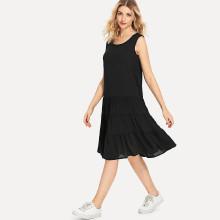 Shein Ruffle Hem Tank Dress