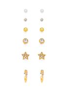 Shein Round & Star Design Earring Set