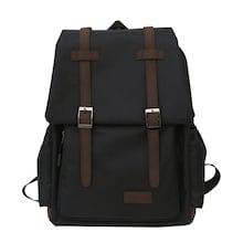 Shein Men Double Buckle Decor Backpack