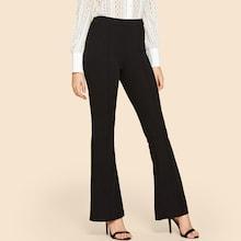 Shein Contrast Binding Straight Leg Pants