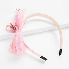 Shein Girls Glitter Star Print Headband