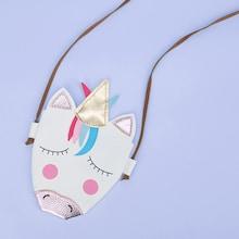 Shein Kids Unicorn Design Crossbody Bag