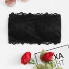 Shein Floral Lace Caged Back Bandeau Bra