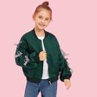 Shein Girls Knot Side Ribbon Detail Jacket