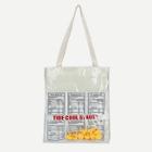 Shein Canvas Tote Bag With 9pcs Toy