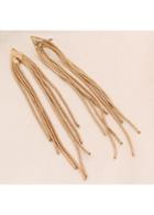 Rosewe Gold Tassels Shape Metal Earrings