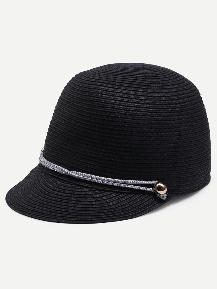 Shein Black Adjustable Baseball Hat