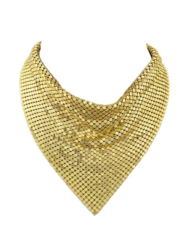 Shein Gold Color Shiny Chunky Statement Collar Necklaces