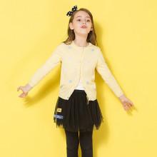 Shein Girls Flowers Embroidered Sweater