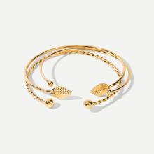 Shein Spiral Design Cuff  Bracelet 3pcs