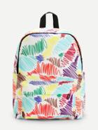 Shein Graffiti Print Backpacks Bag