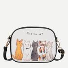 Shein Cat Design Crossbody Bag